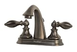 Price Pfister 048E0BZ Catalina Double-Handle Centerset Lavatory Faucet with Pop-Up, Oil Rubbed Bronze