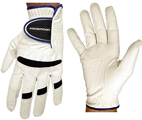 3 - PROSiMMON Golf Glove WHITE MENS LH MEDIUM