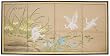 Asian D&eacute;cor & Gifts - 36" x 72" Birds on Pond Japanese Style Brush Art Oriental Wall Screen Painting