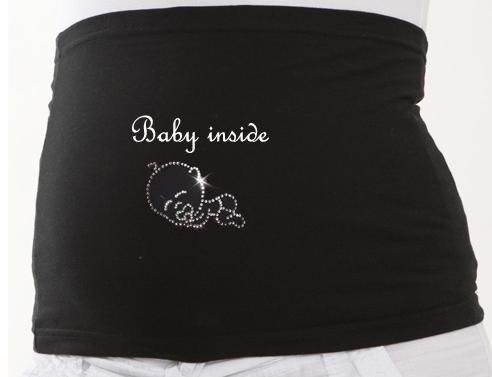 Bauchband Strassbaby von Surya in schwarz
