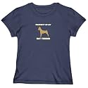 T-Shirt Woman Navy Blue " Property Of My Rat Terrier " Dog