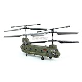 Syma 16.5CM S026G 3.5Ch 3 Channel Mini Chinook RC Helicopter Gyro Small Toy Gift... by Syma