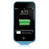 Mophie Juice Pack Air Case and 1000 mAh Rechargable Battery for iPod Touch 4th Gen (Blue)