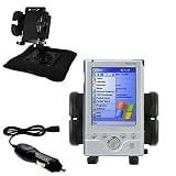 Toshiba e310 Auto Bean Bag Dash Holder with Car Charger - Uses Gomadic TipExchange