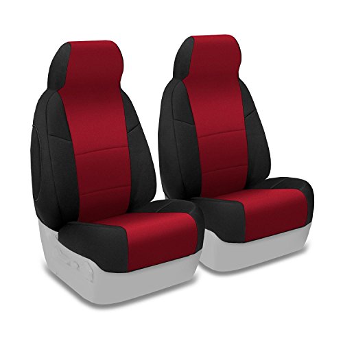 Coverking Custom Fit Front 50/50 Bucket Seat Cover for Select BMW 323Ci
