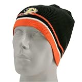 Reebok Anaheim Ducks Black Face Off Winter Knit Beanie