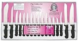 17Pc Diamond Cut Cutlery Set
