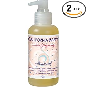 California Baby Natural Pregnancy Intensive Oil, 4.5 oz (Pack of 2)