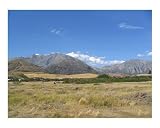 Lake Coleridge Scenic Photographic Poster Print by cindie k watkinson, 20x16