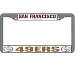 San Francisco 49Ers NFL Chrome License Plate Frame