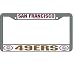 All Products : San Francisco 49Ers NFL Chrome License Plate Frame