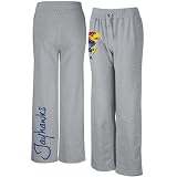 NCAA adidas Kansas Jayhawks Ladies Ash Off Balance Fleece Pants (Large)