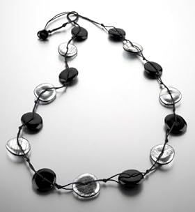 Mixed Button Rope Necklace