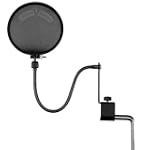Shure Popper Stopper Pop Filter with Metal Gooseneck and Heavy Duty Microphone Stand Clamp