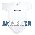 Baby Bodysuit White " Flag Antarctica " Country