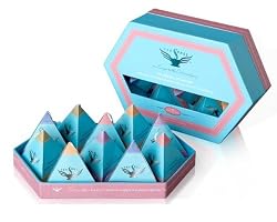 Tea Spree An Herbal Escapade 5 Flavor Variety Pack - 10-Silken Infusers
