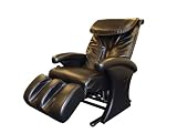 Body Relaxer HX-2000 Luxury Shiatsu Memory Foam Massage Lounger, Black