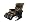 Body Relaxer HX-2000 Luxury Shiatsu Memory Foam Massage Lounger, Black