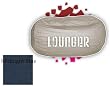 Comfort Sac Lounger Sac In Midnight Blue Finish By Elite Furniture
