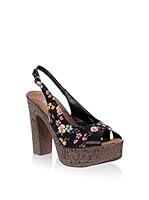 JULIE JULIE Sandalias de tacón (Negro)