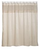 Croscill Macrame Shower Curtain, Linen