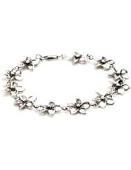 Zina Sterling Silver "Hibiscus Collection" Hibiscus Bracelet