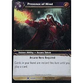 Presence of Mind - Drums of War - Rare by World of Warcraft Cards