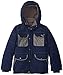 YMI Boys Big Boys' Bubble Jacket with Contrasting Faux-Leather Pocket