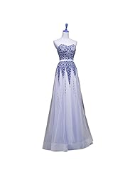 Strapless Chiffon Beaded Crystal  Evening Dress/Prom Dress/Wedding Party Dress  With Rhinestones