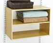 Rubbermaid 3E28 Configurations 3 Shelf Hanging Unit, Maple