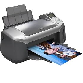 Epson Stylus Photo R300 Printer - colour - ink-jet - Legal, Panoramic A2 - 5760 dpi x 1440 dpi - up to 15 ppm (mono) / up to 15 ppm (colour) - capacity: 120 sheets