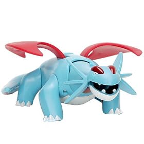 Pokemon Deluxe 5 Inch Action Figure Salamence with Dragonbreath Attack