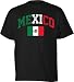 Mexico Black Arch Over Flag International T-Shirt