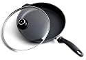 Swiss Diamond Cast-Aluminum Nonstick 11-Inch Fry Pan with Lid