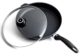 Swiss Diamond Cast-Aluminum Nonstick 11-Inch Fry Pan with Lid