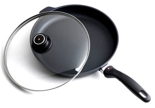 Swiss Diamond Cast-Aluminum Nonstick 11-Inch Fry Pan with Lid