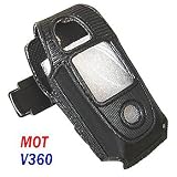 MOTOROLA V360 SHELL CASE ALL BLACK