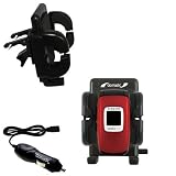 Samsung SCH-R300 Auto Vent Holder with Car Charger - Uses Gomadic TipExchange