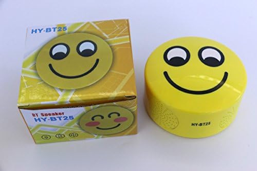 HKING SMILE FACE Wireless Bluetooth Speakers for 5-8 hrs iphone 6,iphone 6 plus,5,5s,4,4s,IPAD AIR,IPAD AIR,MACBOOK PRO,samsung HTC support USB&amp;TF slot+ Clock+APP (SMILE FACE)