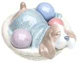 Nao Dozing Doggy Porcelain Figurine