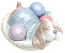 Nao Dozing Doggy Porcelain Figurine