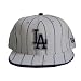 New Era Custom Los Angeles Dodgers Cap - White Pin Stripe, 7 5/8