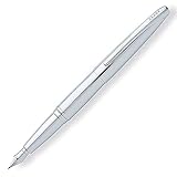 Cross ATX, Pure Chrome, Fountain Pen, with Chrome Appointments and Stainless Steel Nib Medium (886-2MS)