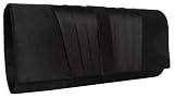Produkt-Bild: Satin Clutch Abendtasche, schwarz