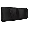 Satin Clutch Abendtasche, schwarz