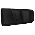 Satin Clutch Abendtasche, schwarz