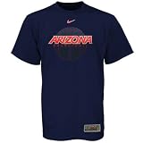 Nike Elite Arizona Wildcats Navy Blue Basketball T-shirt