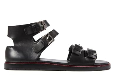 Dior sandales pour homme en cuir noir EU 42 3SA029VJR: Amazon ...