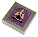Yoga Namaste Purple Large Vitamin Case