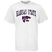 Kansas State Wildcats Youth White Bare Essentials T-shirt